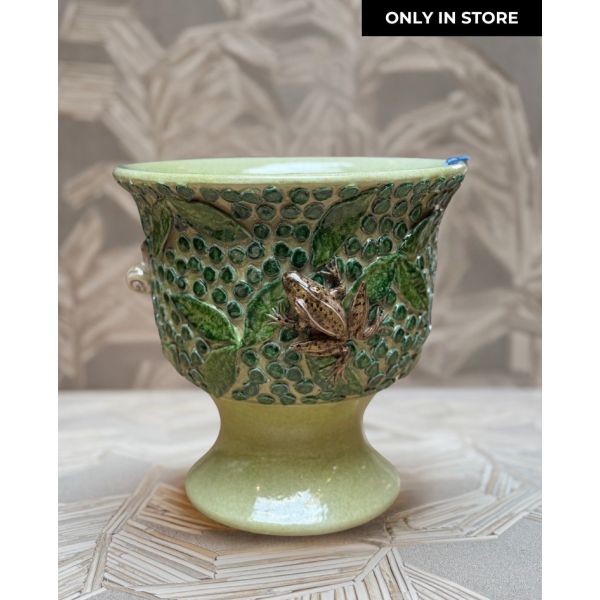 DOLFI | Dolfi | Keramieken Schaal | Leaves and Frogs | ONLY IN STORE