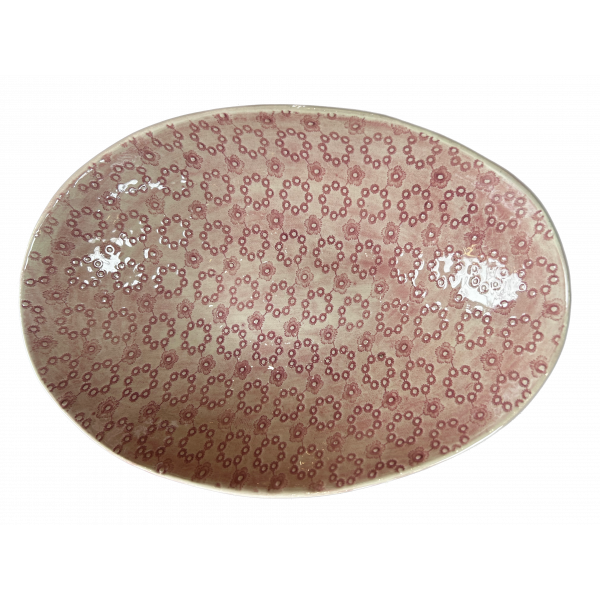 WONKI WARE | Wonki Ware | Schaal Ovaal L | Pink
