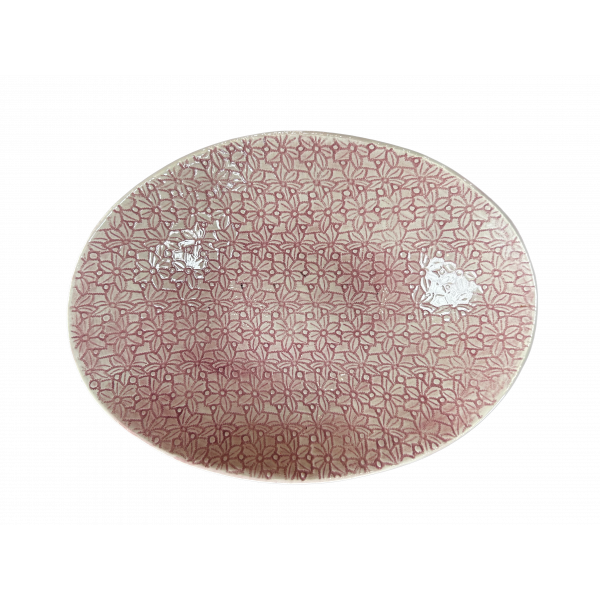 WONKI WARE | Wonki Ware | Schaal Ovaal L | Pink