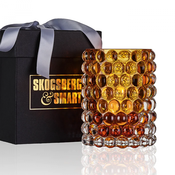 SKOGSBERG & SMART | Skogsberg & Smart | Waxinelichthouder | Boule | Large | Amber