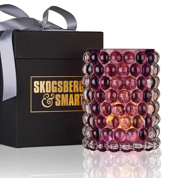 SKOGSBERG & SMART  | Skogsberg & Smart | Waxinelichthouder | Boule | Large | Heather