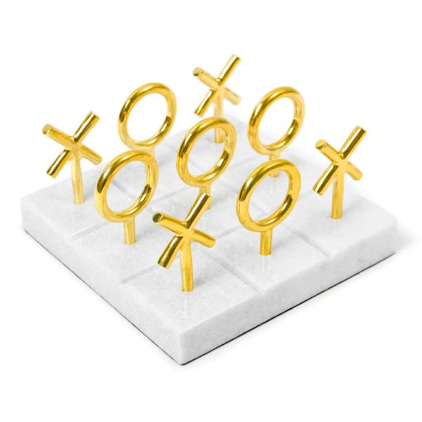 Jonathan Adler | Brass Tic-Tac-Toe Set
