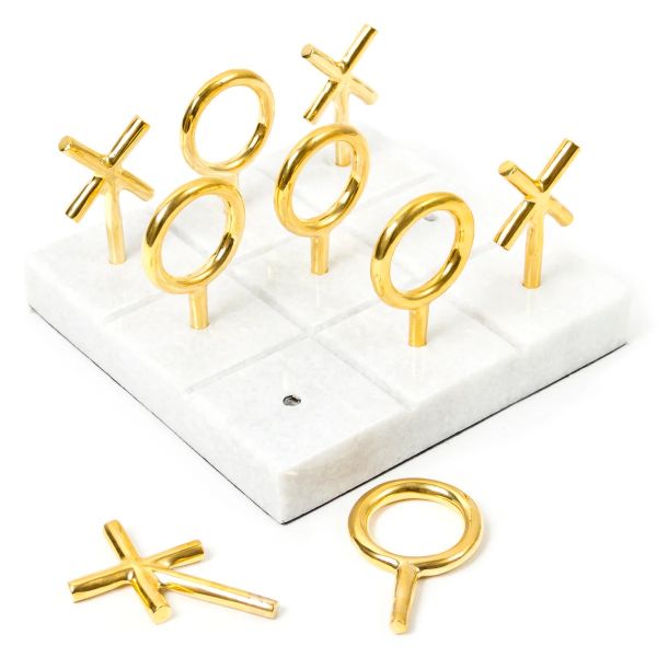 Jonathan Adler | Brass Tic-Tac-Toe Set
