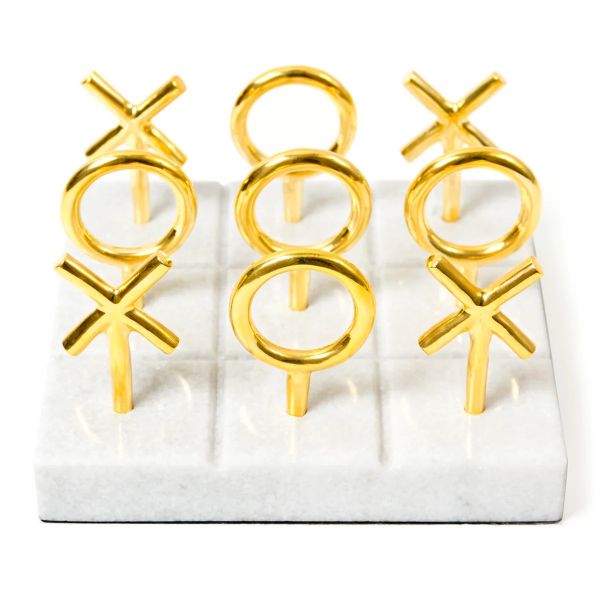 Jonathan Adler | Brass Tic-Tac-Toe Set
