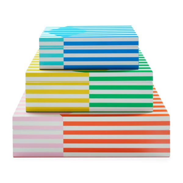 JONATHAN ADLER | Jonathan Adler | Copenhagen Lacquer Box | Large | Roze/Oranje