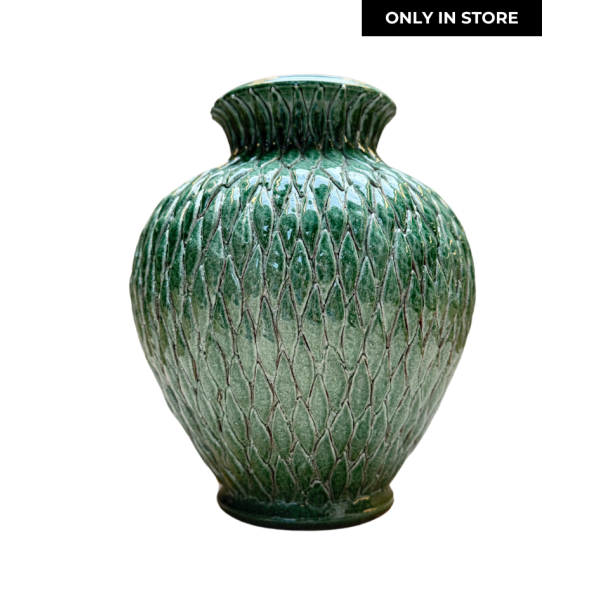 DOLFI | Dolfi | Keramieken Vaas | Dark Green | ONLY IN STORE