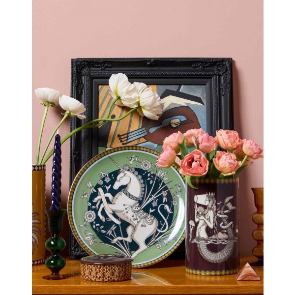 LA DOUBLE J | La Double J | Decorative Plate | The Unicorn