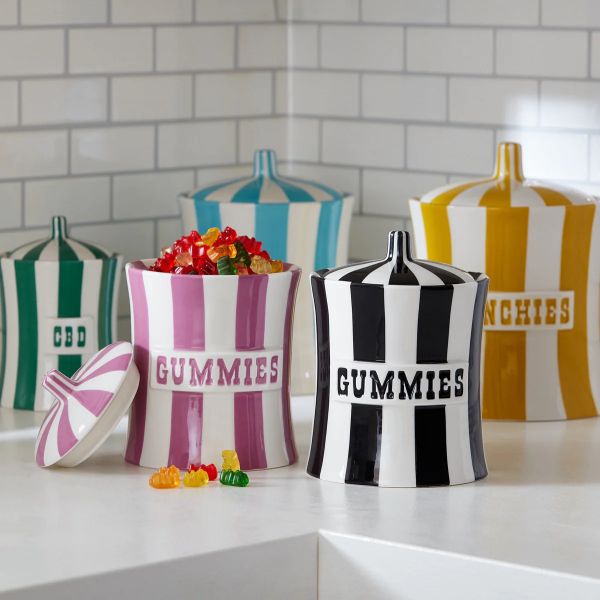 Jonathan Adler | Vice Gummies Canister | Paars