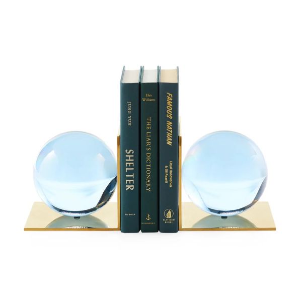 JONATHAN ADLER | Jonathan Adler | Globo Boekensteun | Blauw