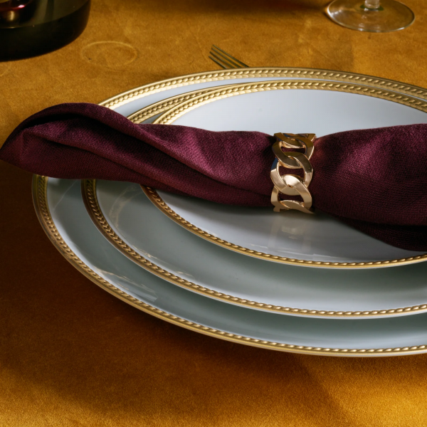 L'OBJET | L'objet | Cuban Link | Set van 4 Servetringen 