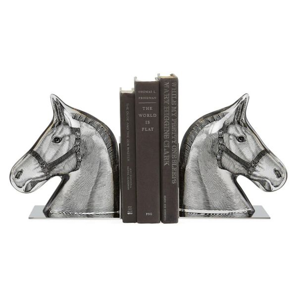 JONATHAN ADLER  | Jonathan Adler | Etched Horse Bookened Set