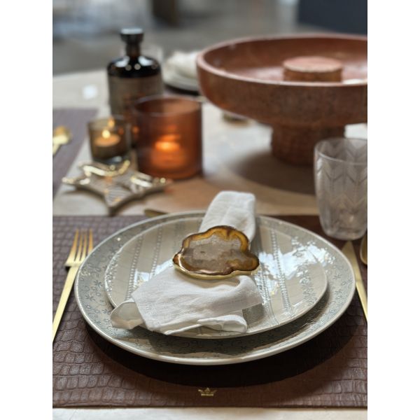 VORSPAGET HOME | Vorspaget Home | Servet ring | Agaat | Goud