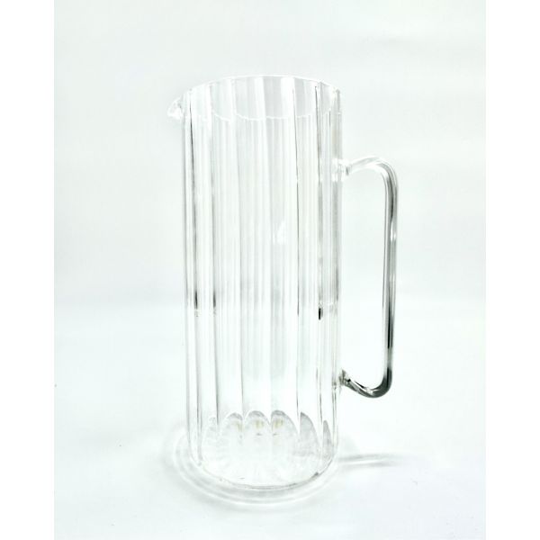 MURANO GLASS | Murano Glass | Serlio | Geribbelde Karaf | Transparant