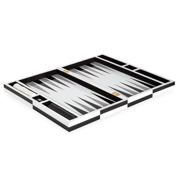 JONATHAN ADLER  | Jonathan Adler | Op Art Backgammon Set | Black/White