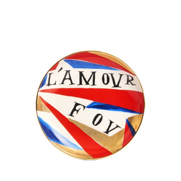 L'OBJET | L'objet | Ruan Hoffman L'Amour Fou Plate | Red