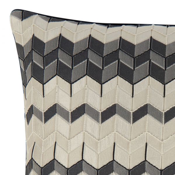 MISSONNI HOME  | Sierkussen | Tread | Zwart | 40x40 cm