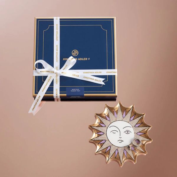JONATHAN ADLER  | Jonathan Adler | Trinket Tray Muse Sun | Paars/goud