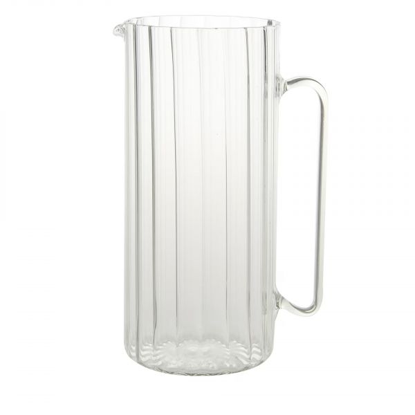 MURANO GLASS | Murano Glass | Serlio | Geribbelde Karaf | Transparant