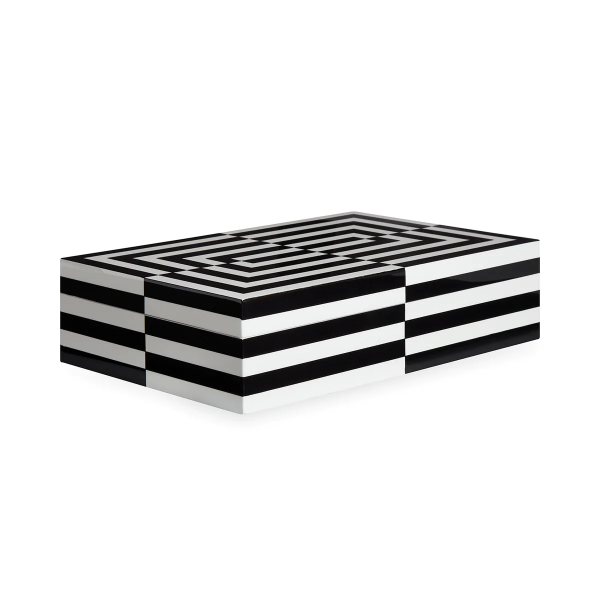 JONATHAN ADLER  | Jonathan Adler | Op Art Lacquer Box | Large