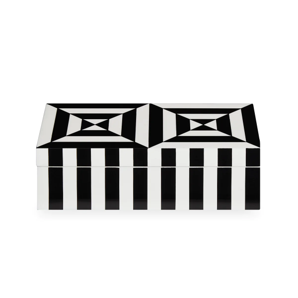 JONATHAN ADLER  | Jonathan Adler | Op Art Lacquer Box | Small 