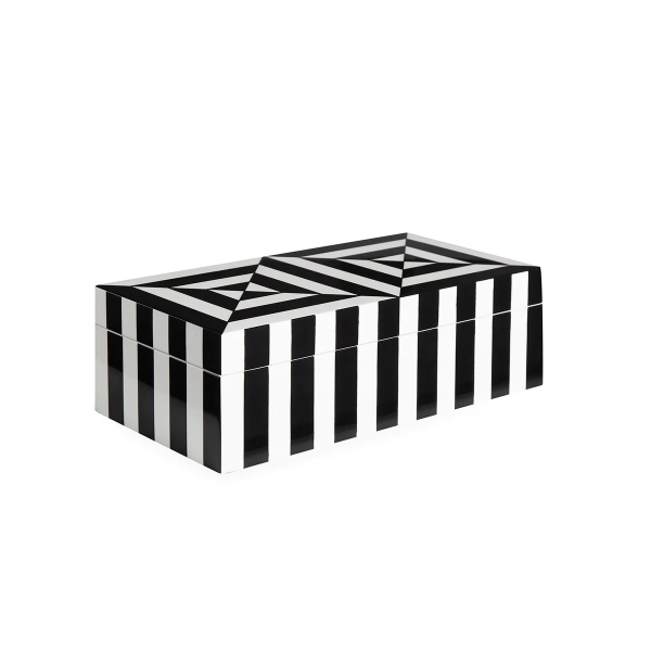 JONATHAN ADLER  | Jonathan Adler | Op Art Lacquer Box | Small 