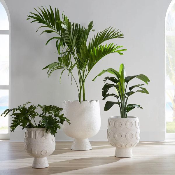 JONATHAN ADLER | Jonathan Adler | Osaka Puzzle Concrete Planter | ONLY IN STORE