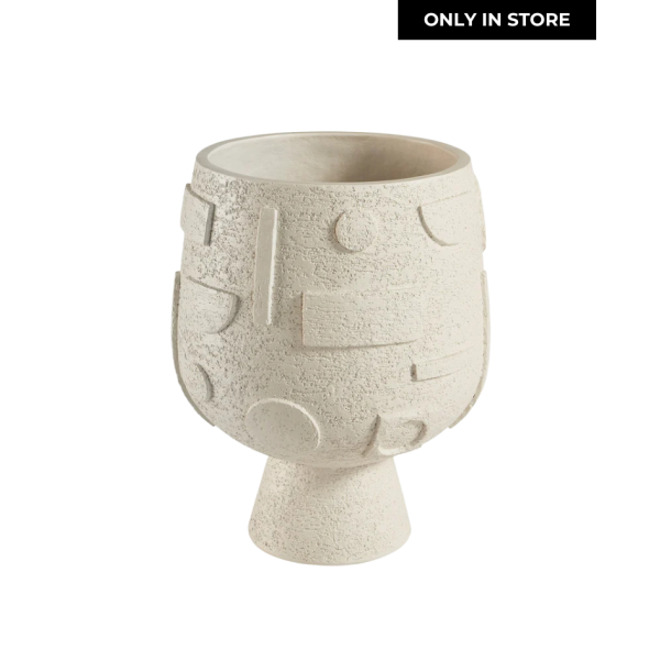 JONATHAN ADLER | Jonathan Adler | Osaka Puzzle Concrete Planter | ONLY IN STORE