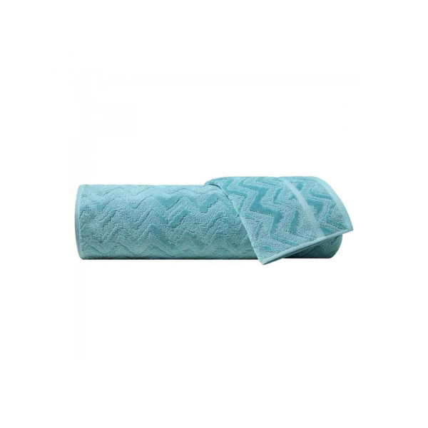 MISSONI HOME  | Missoni Home | Rex | | Gastendoek | Licht blauw
