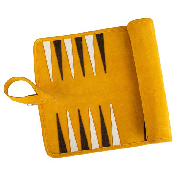 MANOPOULOS | Manopoulos | Oprolbare Backgammon Set | Geel
