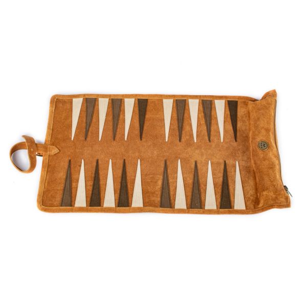MANOPOULOS | Manopoulos | Oprolbare Backgammon Set | Bruin