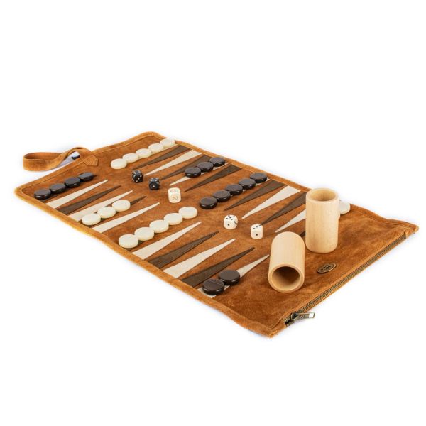 MANOPOULOS | Manopoulos | Oprolbare Backgammon Set | Bruin