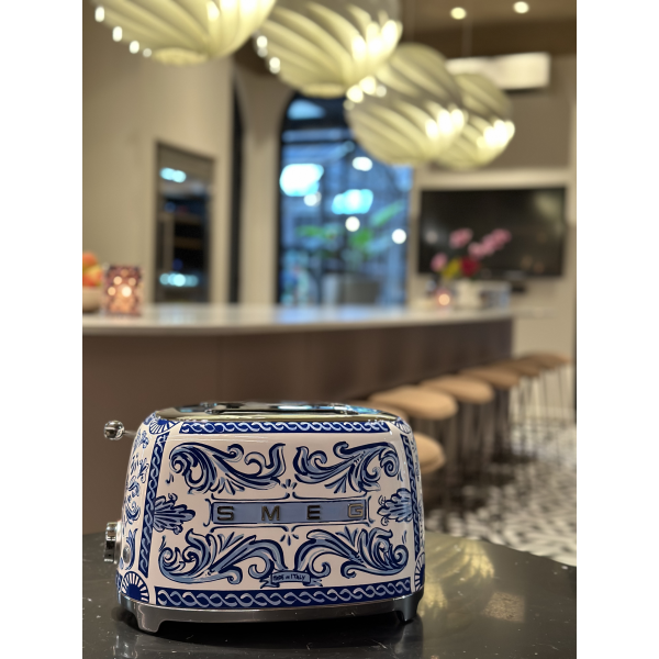 SMEG | Dolce & Gabbana | Blu Mediterraneo | Broodrooster 2-slots