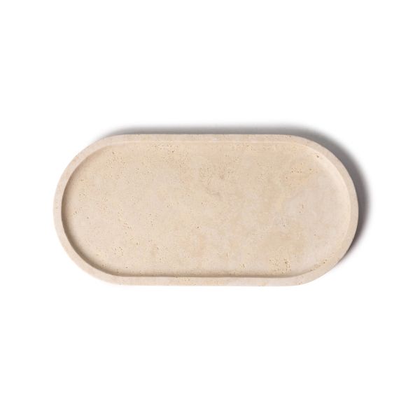 Travertine Tray | Ovaal | 30x15cm