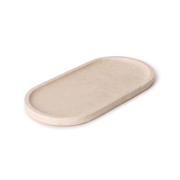 Travertine Tray | Ovaal | 30x15cm