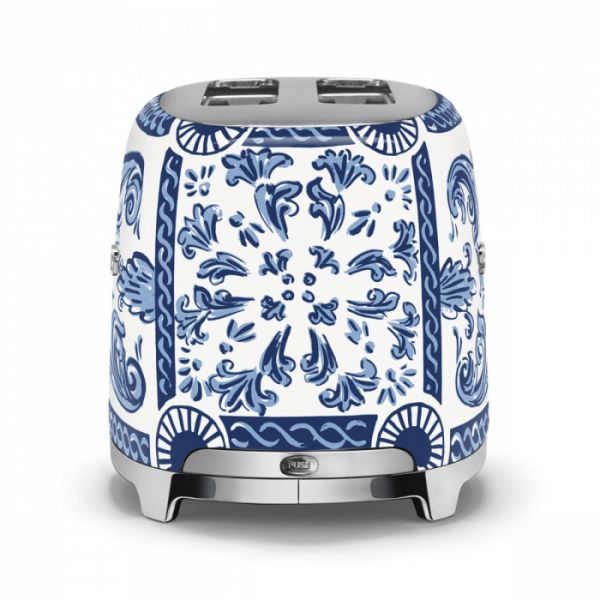 SMEG | Dolce & Gabbana | Blu Mediterraneo | Broodrooster 2-slots