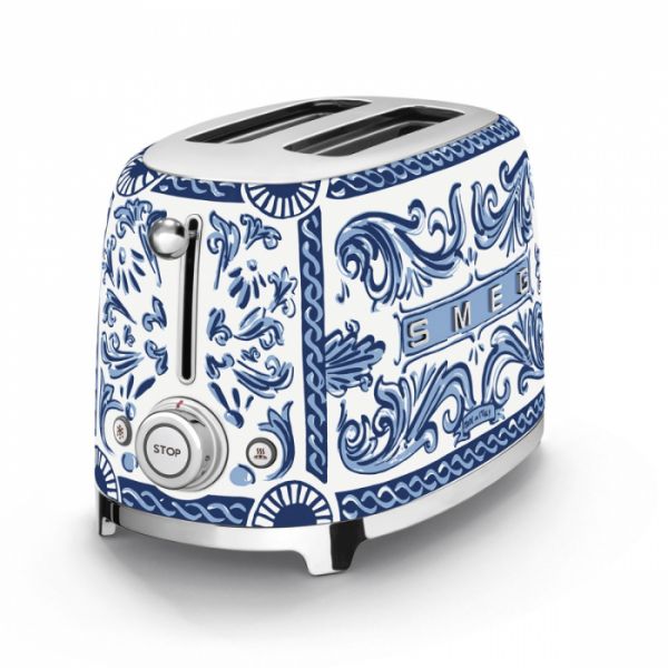 SMEG | Dolce & Gabbana | Blu Mediterraneo | Broodrooster 2-slots