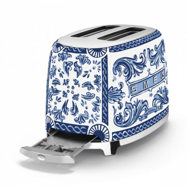 SMEG | Dolce & Gabbana | Blu Mediterraneo | Broodrooster 2-slots