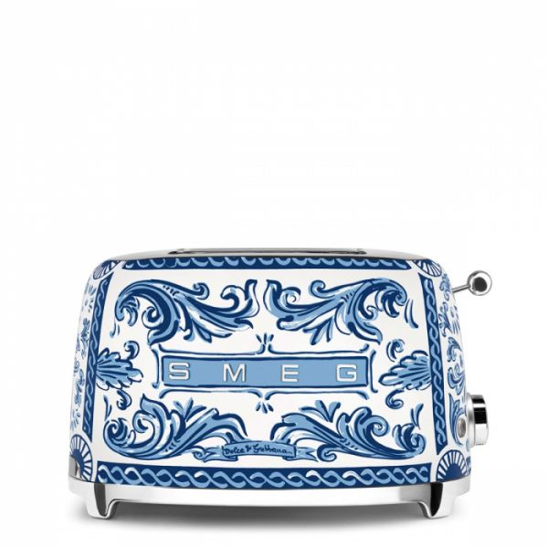 SMEG | Dolce & Gabbana | Blu Mediterraneo | Broodrooster 2-slots