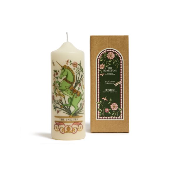 LA DOUBLE J | La Double J | Printed Pillar Candle | The Unicorn