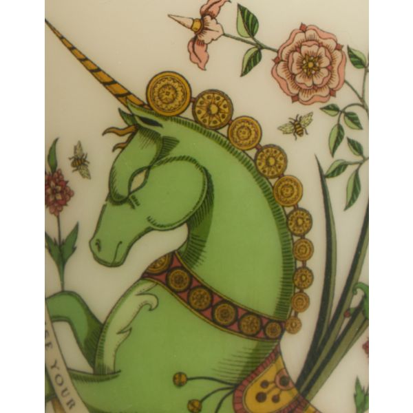 LA DOUBLE J | La Double J | Printed Pillar Candle | The Unicorn