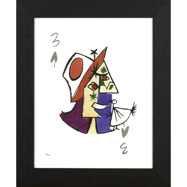 PICASSO | Picasso | Print met lijst | Women's Playing Card | 584E