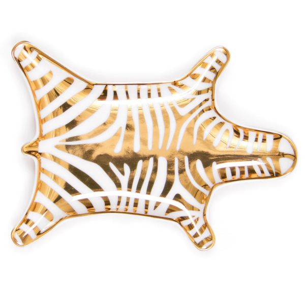 JONATHAN ADLER  | Jonathan Adler | Zebra Stacking Dish | Goud