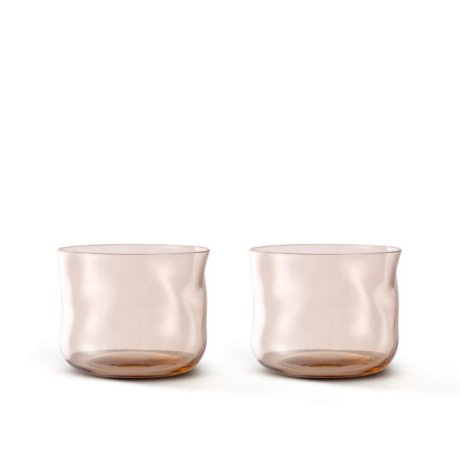 PAVEAU | Paveau | Set van 2 Tumbler Glazen | Swirl | Glow | Terracotta