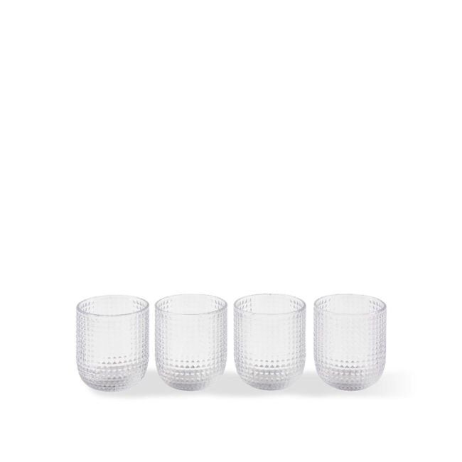 POLSPOTTEN | Polspotten | Rooftop Drinkglazen | Set van 4