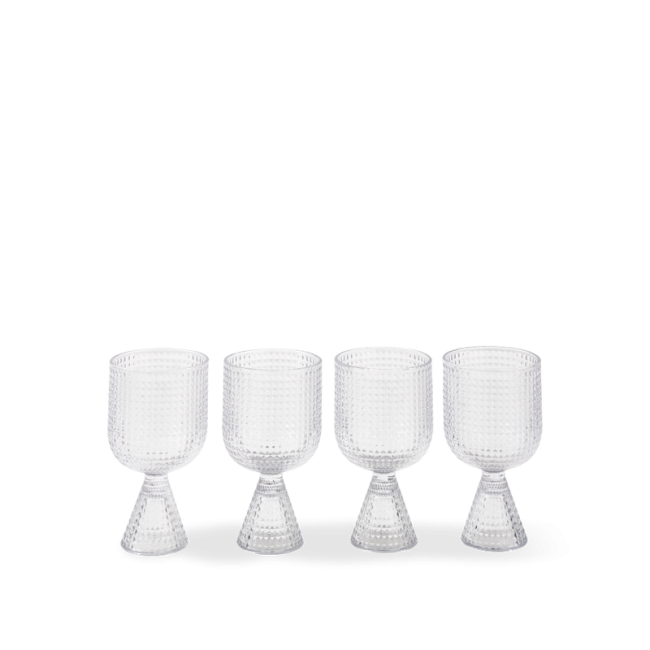 POLSPOTTEN | Polspotten | Rooftop Wijnglazen | Set van 4