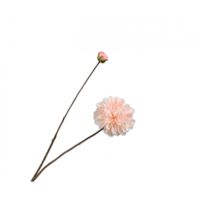 SILK-KA | Silk-ka | Dahlia Tak | Perzik | 86cm