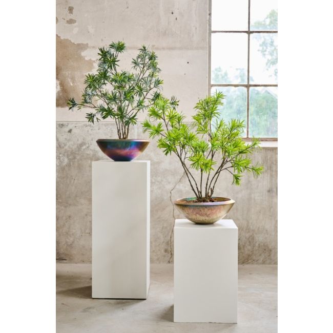 SILK-KA | Silk-ka | Bladtak Podocarpus | Groen | 89cm