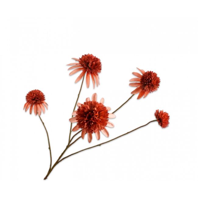 SILK-KA | Silk-ka | Rudbeckia Tak | Oranje/Rood | 90cm