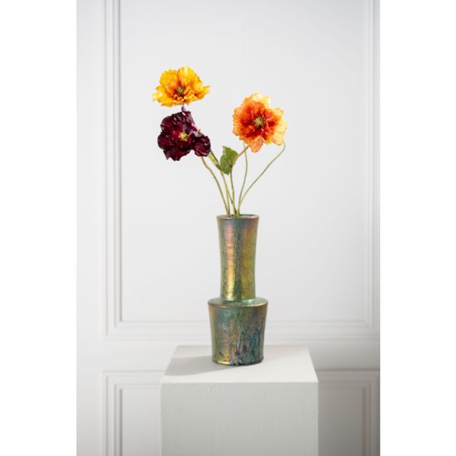 SILK-KA | Silk-ka | Klaproos Tak | Geel/Oranje | 74cm