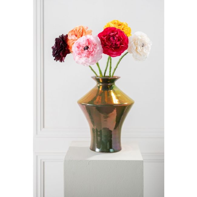 SILK-KA | Silk-ka | Ranonkel Steel | Bordeaux | 62cm